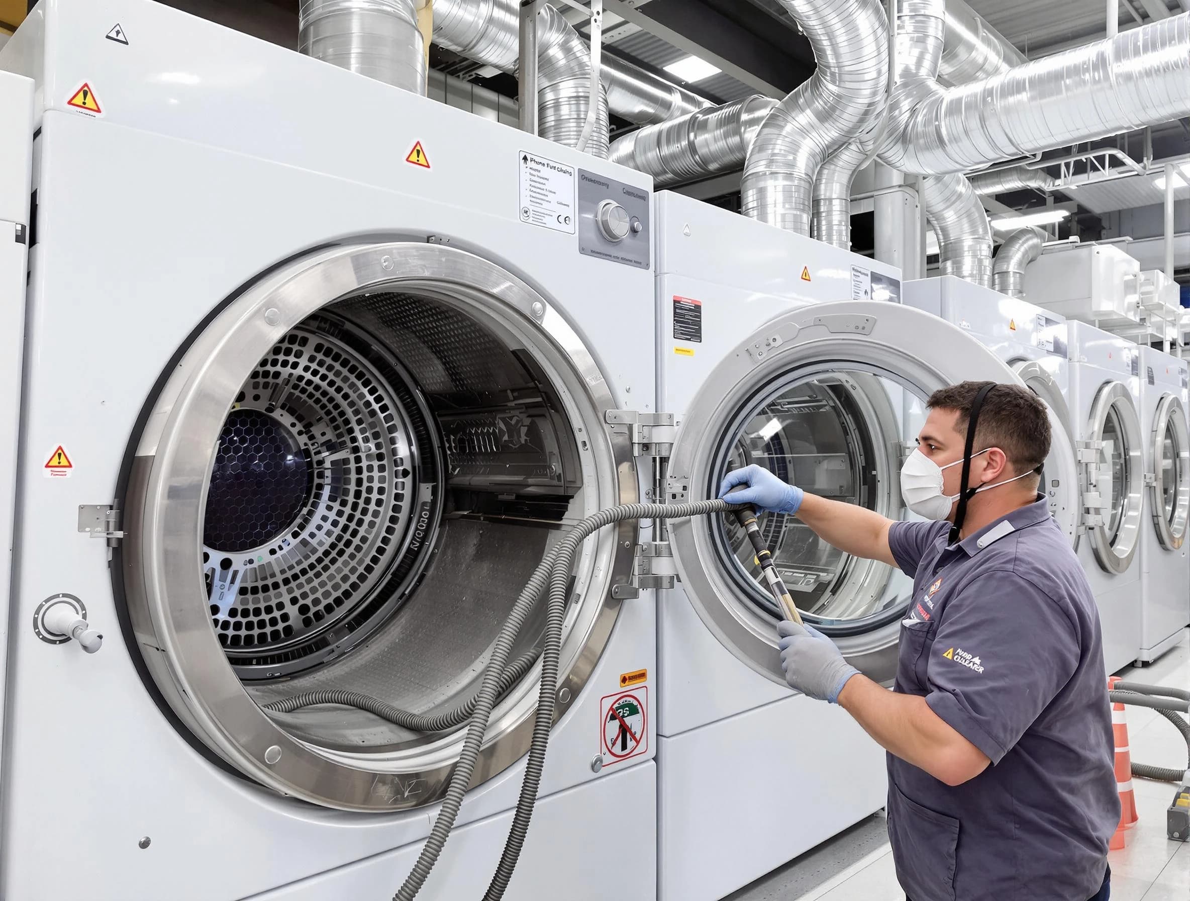 Industrial-grade dryer vent cleaning by Warrior Dryer Vent Cleaning in Warrior