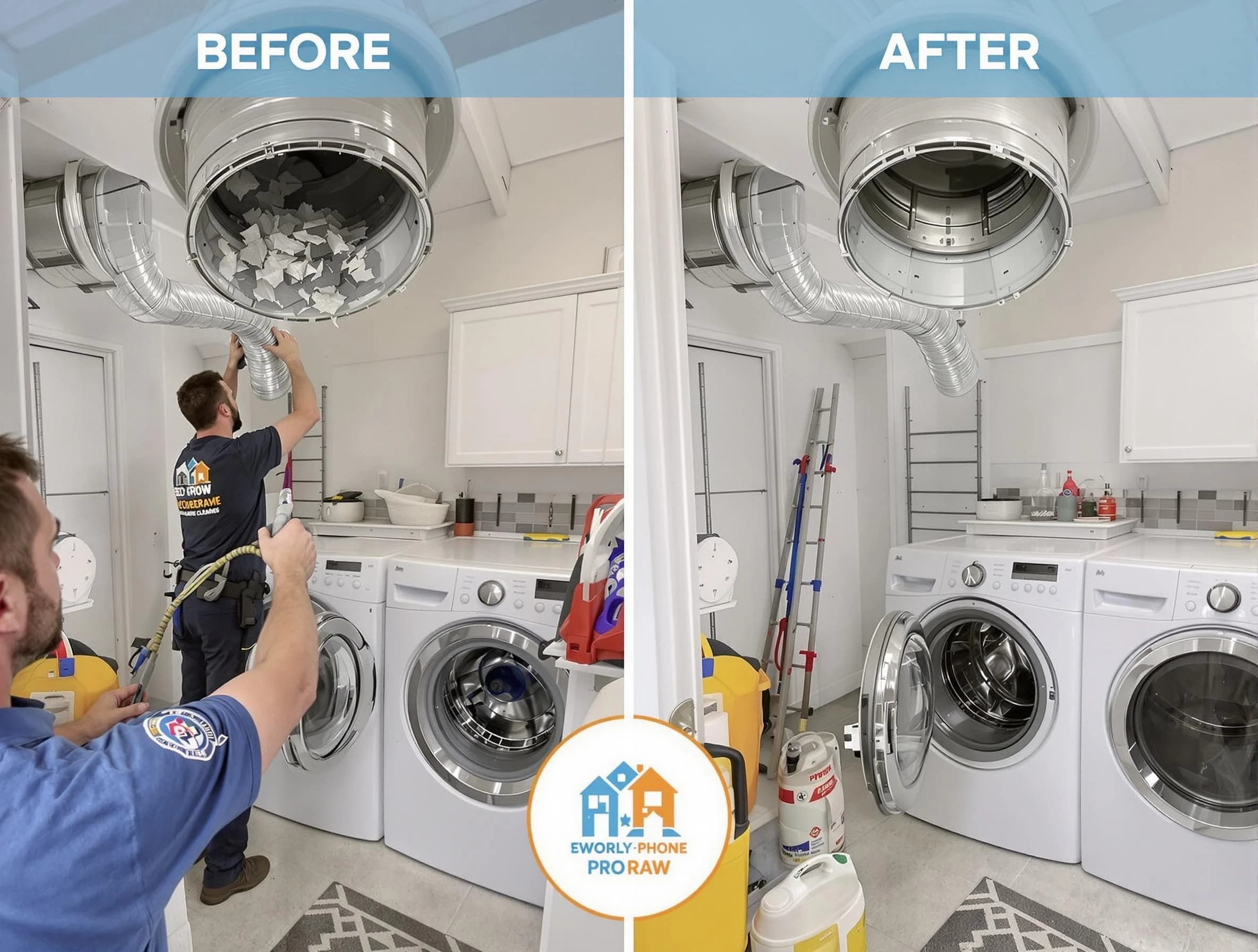 Residential dryer vent cleaning by Warrior Dryer Vent Cleaning in Warrior