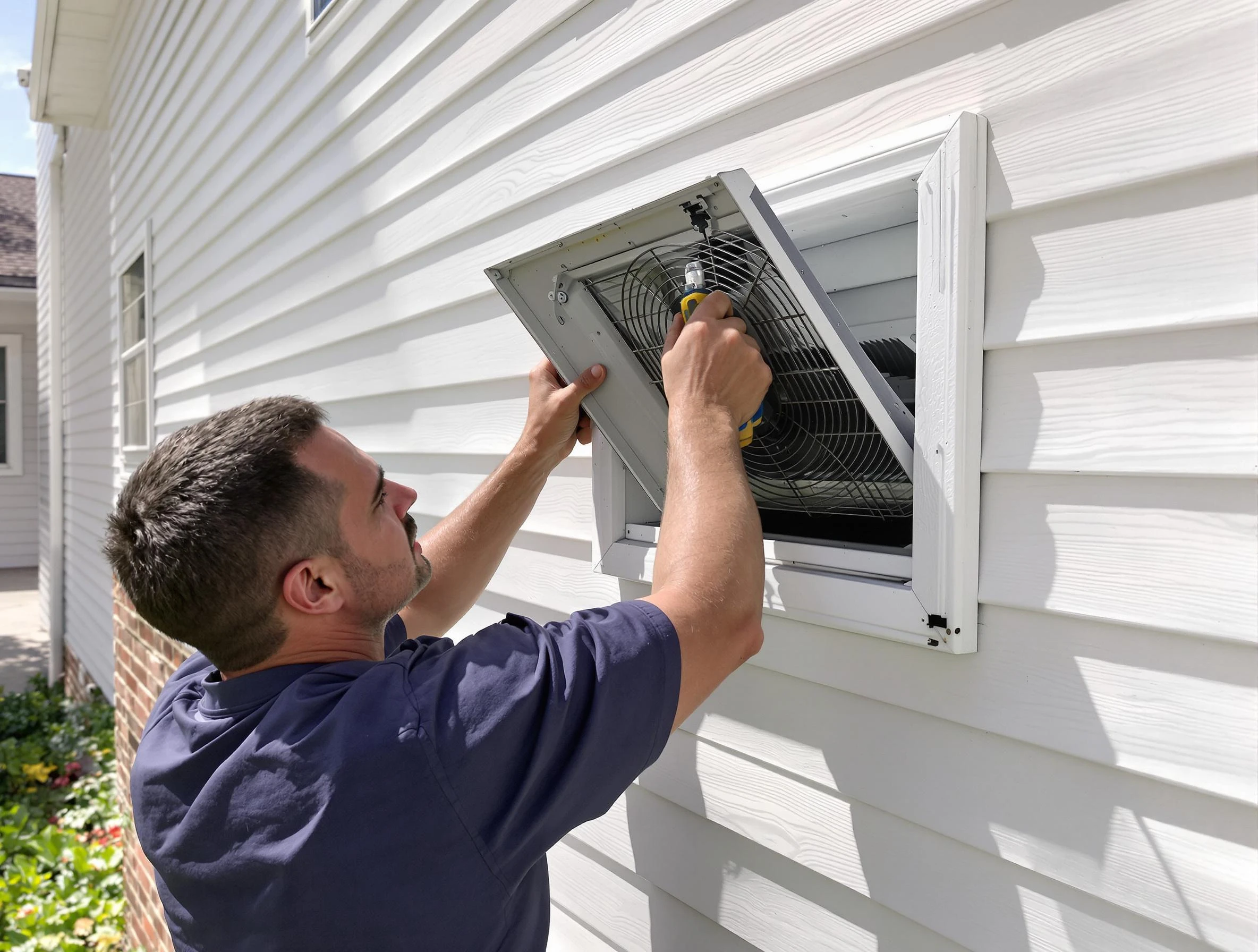 Dryer Vent Cover Replacement in Warrior
