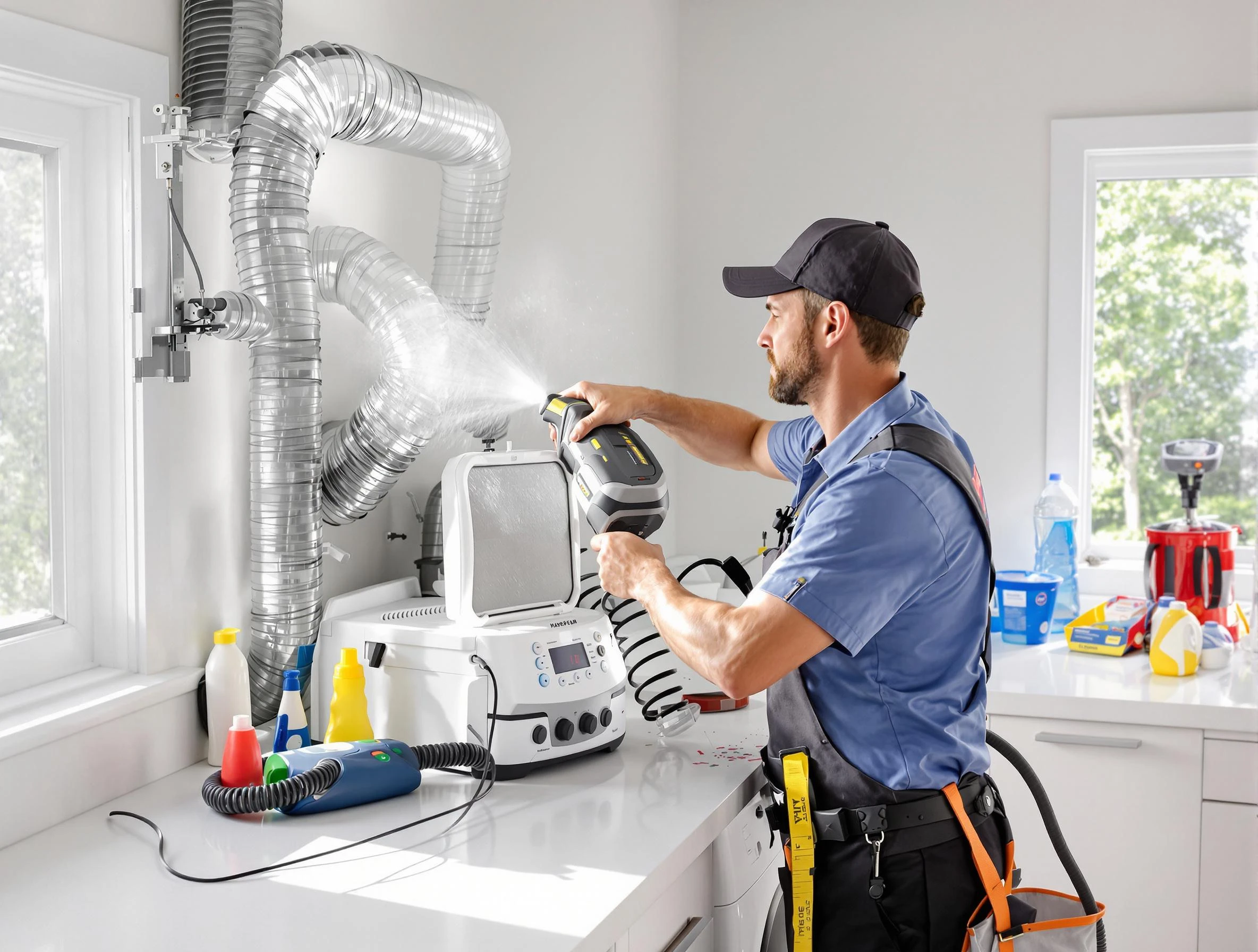 Residential Dryer Vent Cleaning in Warrior