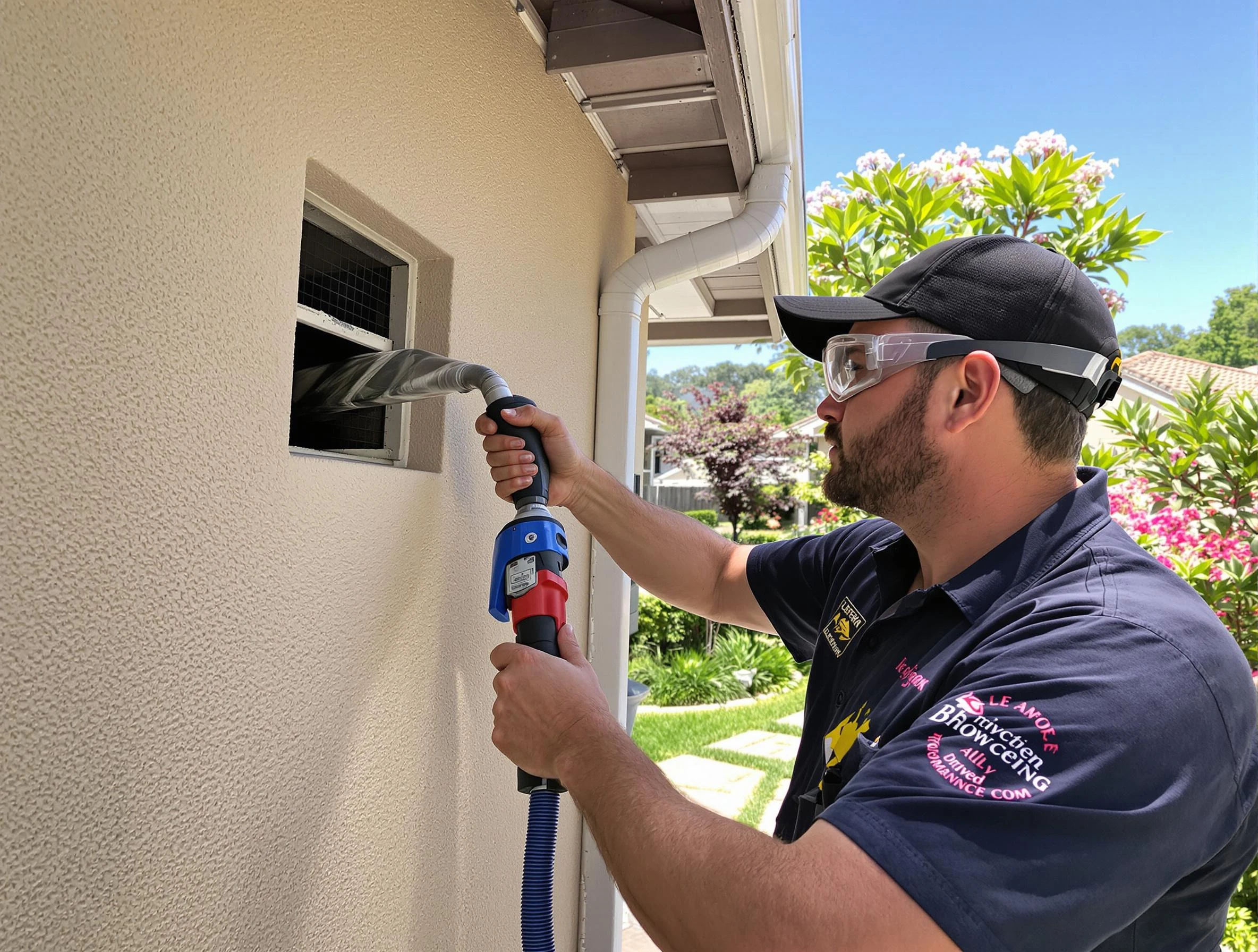 Professional dryer vent cleaning by Warrior Dryer Vent Cleaning in Warrior