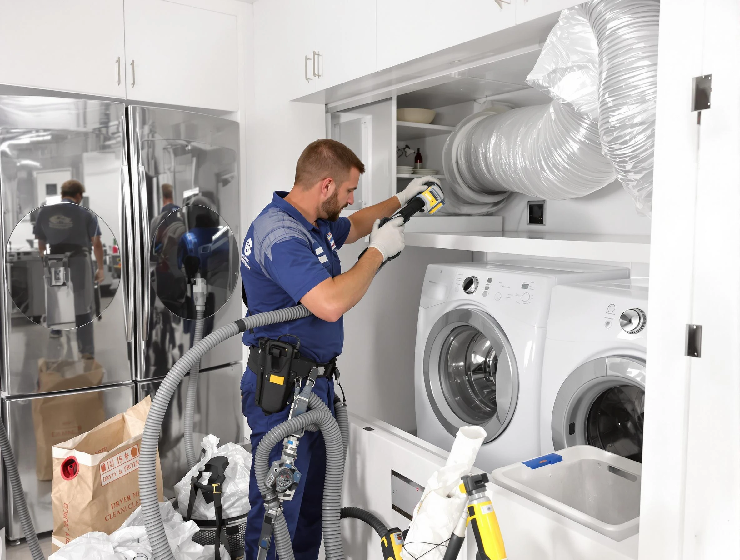 Professional duct cleaning by Warrior Dryer Vent Cleaning in Warrior