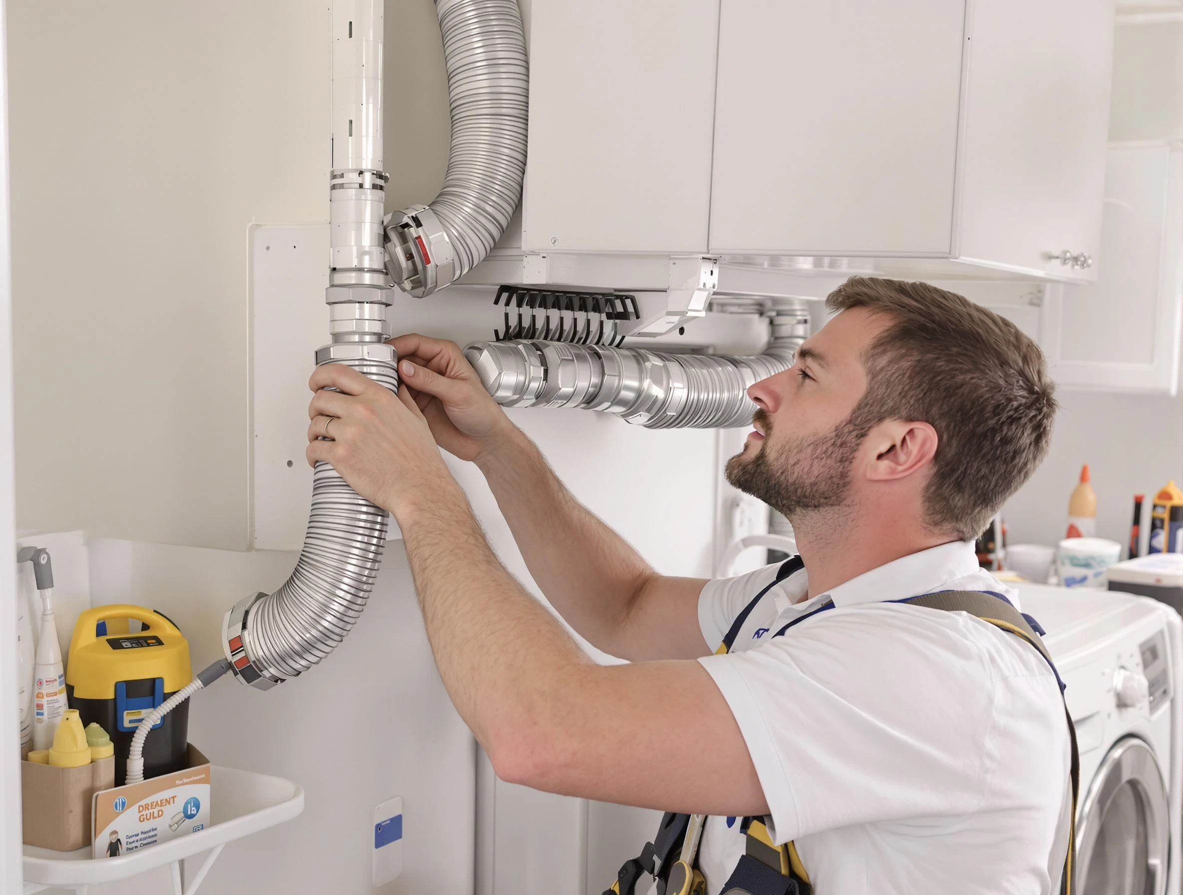 Professional dryer vent repair and installation by Warrior Dryer Vent Cleaning in Warrior