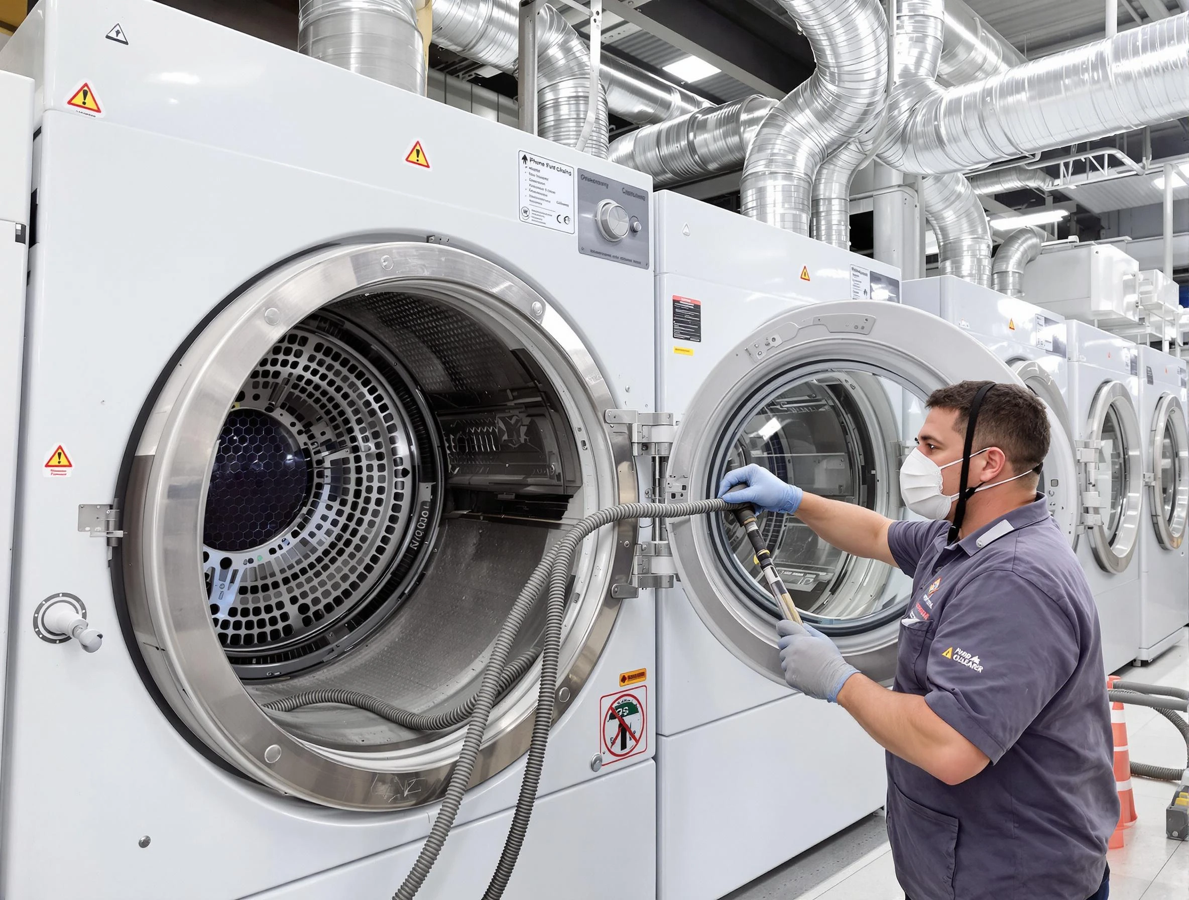 Industrial-grade dryer vent cleaning by Warrior Dryer Vent Cleaning in Warrior